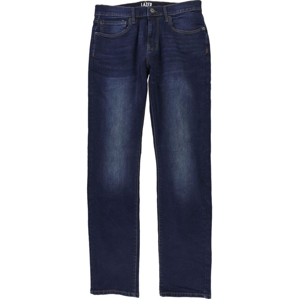 LAZER Mens Slim-Fit Stretch Tapered Slim Jeans, NWT